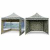 Camouflage Four-Corner Telescopic Tent with Side Walls – Cold Protection, Sun Shade, Waterproof Oxford Cloth