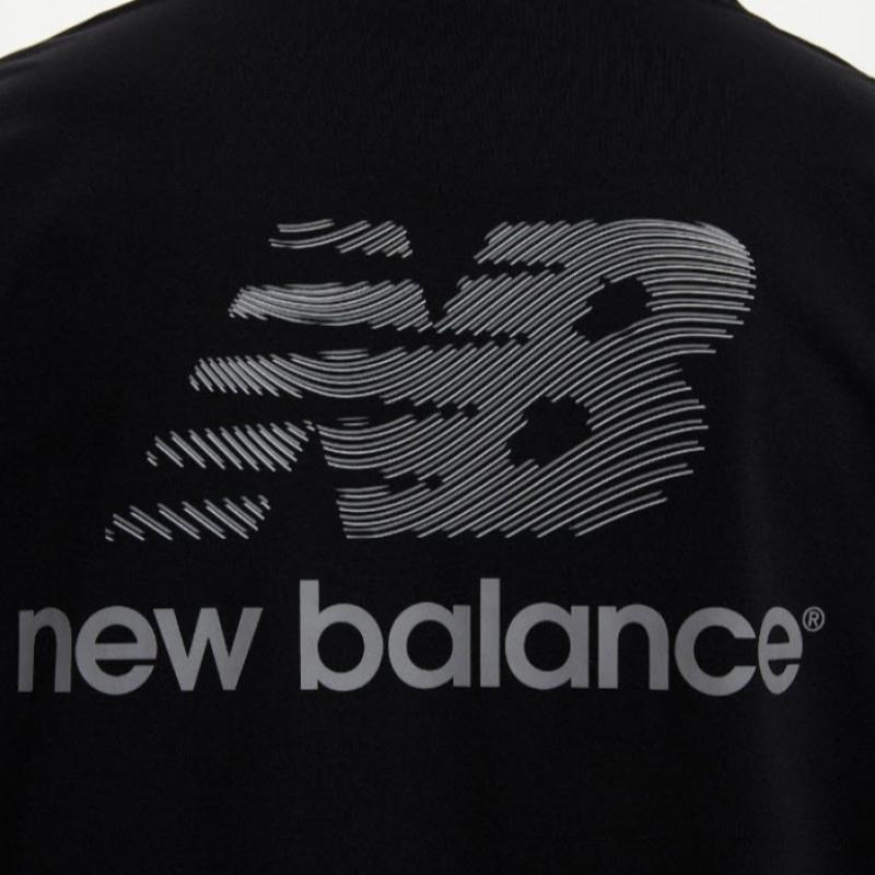 New Balance Tee Lqj Nbnee22623 19 Uni Frozen Cool Big Logo Short Sleeve Tee