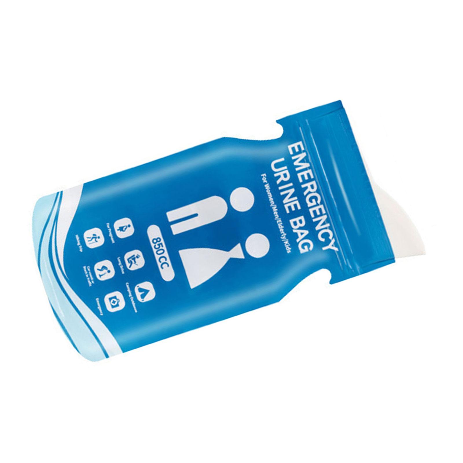 

850ml High Capacity Quickly Dry Urinary Bag Compacts Leakproof Vehicle Urine Bag for Road Emergencies 1