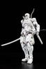 "Cybernetic White Mech: Future Soldier Action Figure"