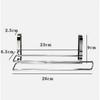 New Paper Roll Towel Holder Stainless Steel Racks Under Drawer Cabinet Door Back Hanging Hook Holder Kitchen Bathroom Gadget