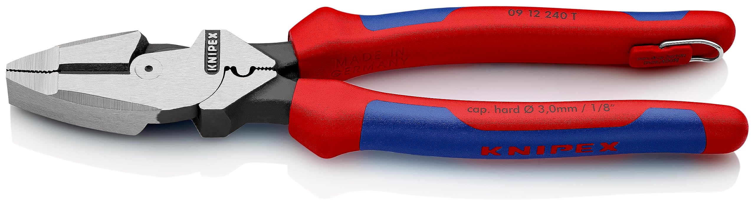 

KNIPEX Strong pliers for overhead line work 0912-240TBK (with crimping)