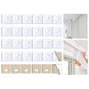 50pcs Clear Vertical Blind Repair Tabs Friendly