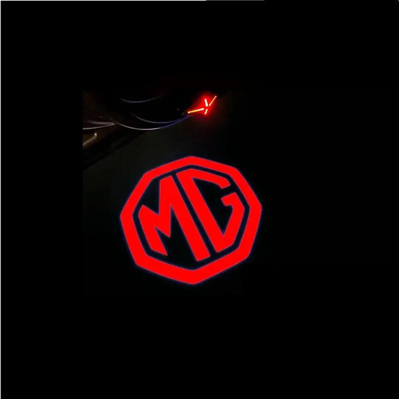 2Pcs Led Car Door Welcome Logo Lights Accessories For MG 3 6 GS GT HS ZS EV CS Concept LE500ttry21