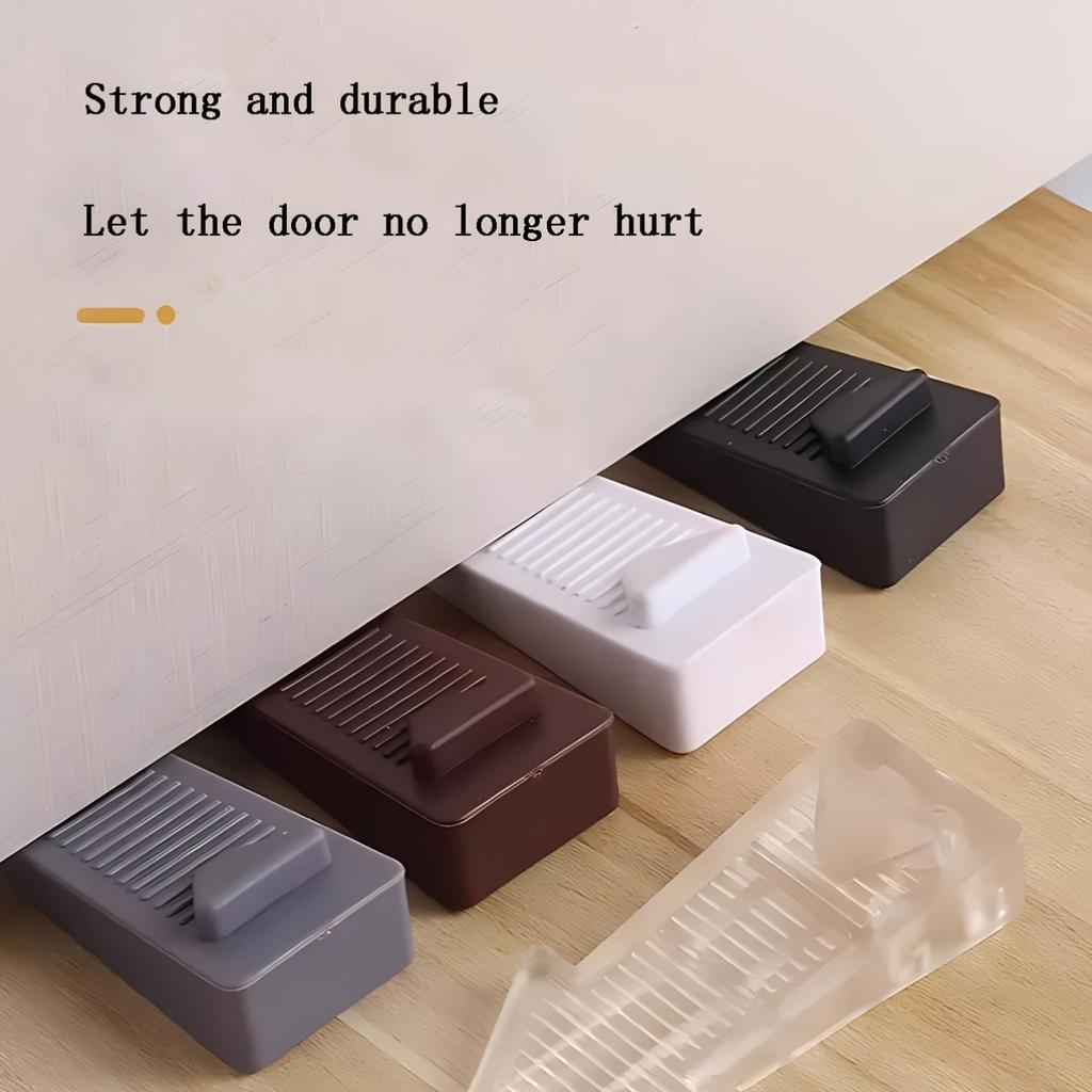 1Pcs Door Stopper Safety Silicone Anti-skid Windproof Door Stop Door Rear Retainer Anti-collision Stop Home Bedroom