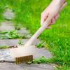 Wire Brush for Paving Stones, Cobblestones, Weeds, Grass, Moss Removal