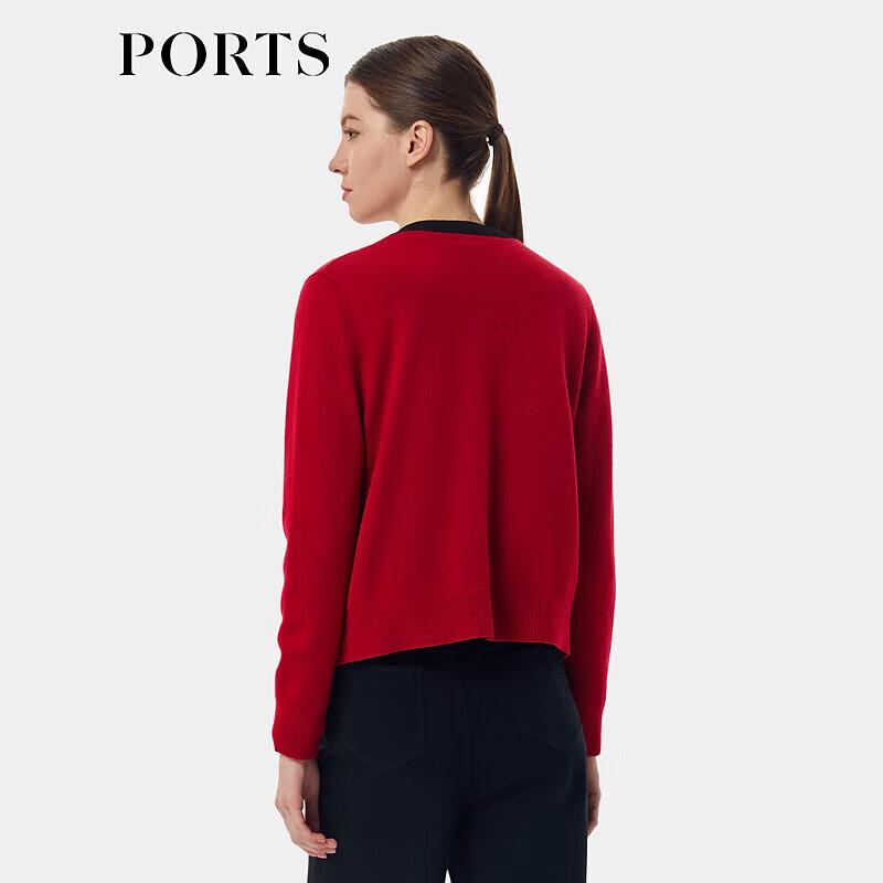 PORTS Women's Long Sleeve Wool Knit Pullover