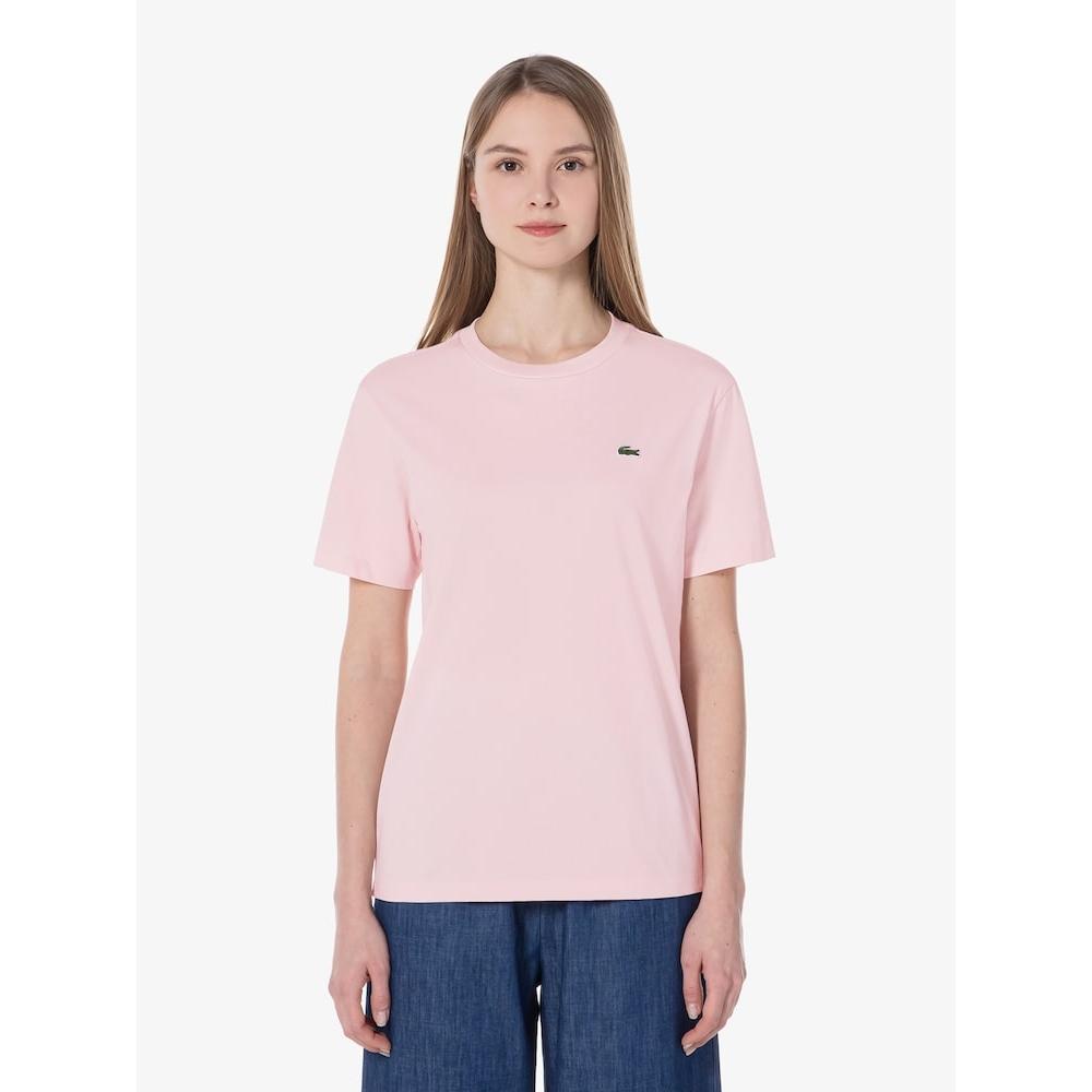 

LACOSTE женская базовая футболка с круглым вырезом и коротким рукавом TF545E 54G KF9 Q2NTF545E 54GKF9 032