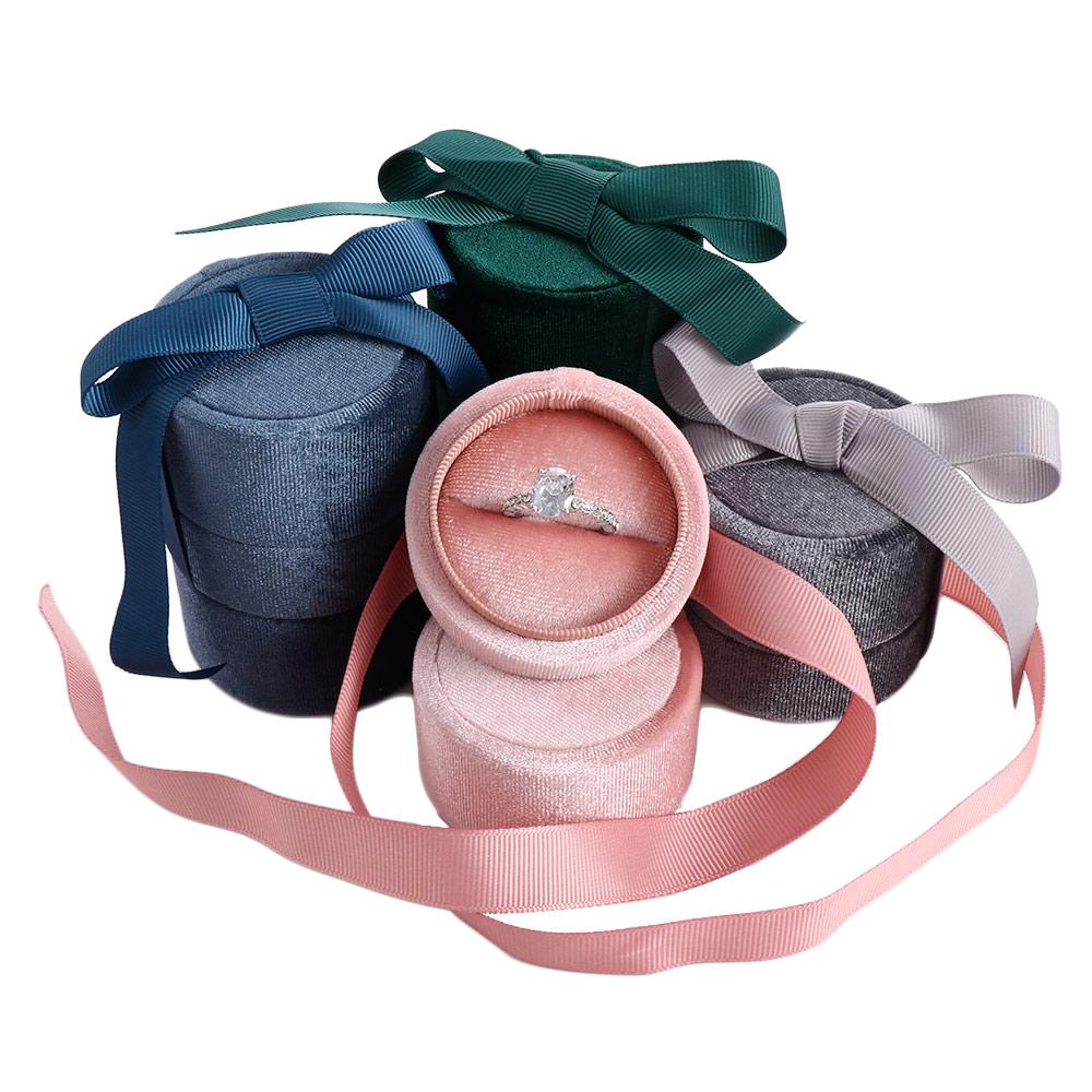Bowknot Wedding Necklace Gift Box Fashion Accessories Jewelry Box Displays Box Jewelry Display