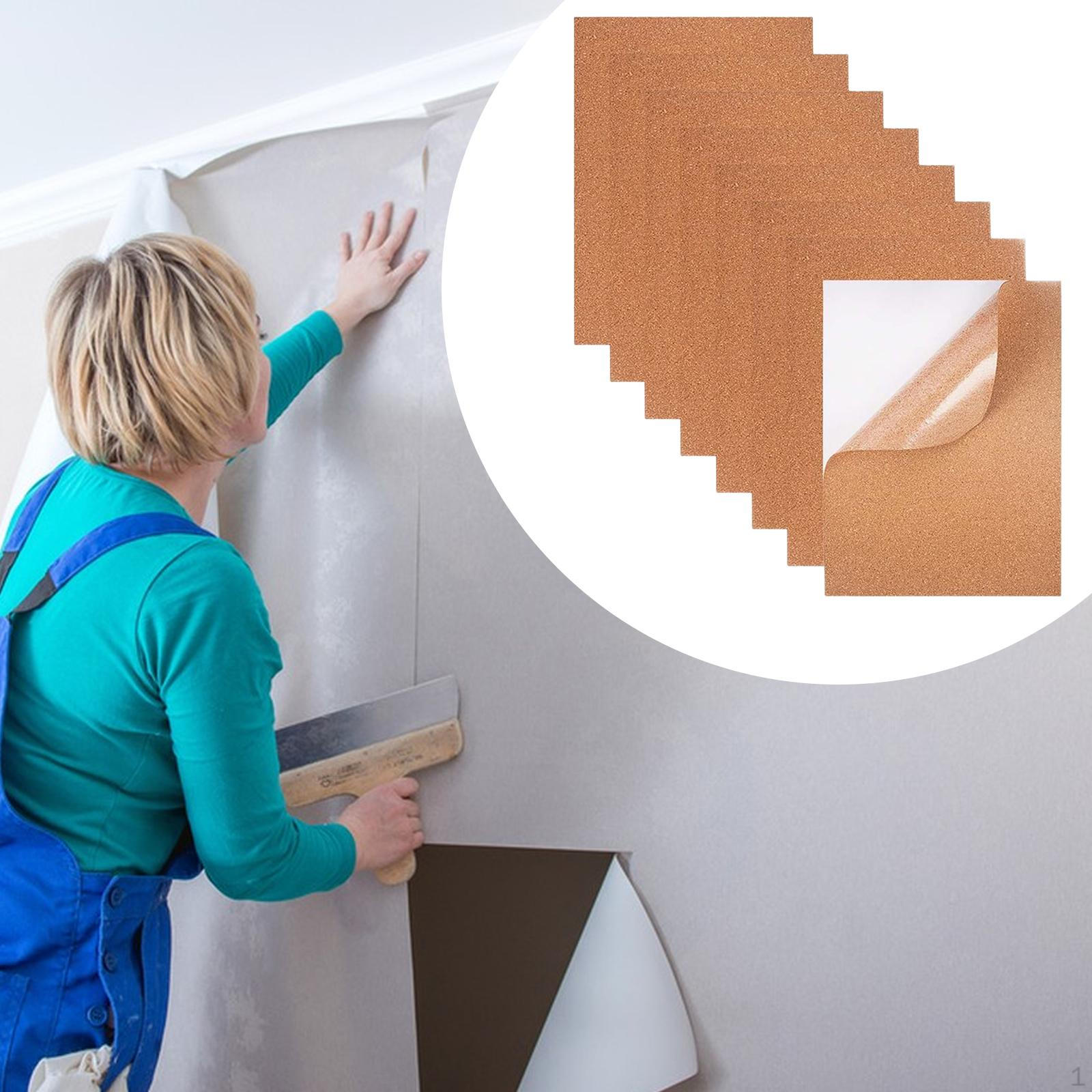 

8x Листы пробки Подложки Прямоугольные Принадлежности Нескользящие Настенные Украшения DIY Поделки для Фермерского Дома