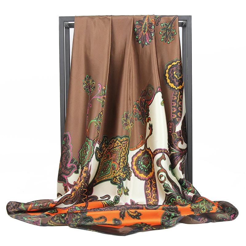 Hochwertige, luxuriöse Seidenschals, Stirnband, Schals, Halstuch für Damen, Ketten-Seidenschal, dekorativer Schal für Damen