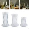 3D Silicone Holder Epoxy Resin Handmade Reusable for Pillar Crafts Making Rack Accessories