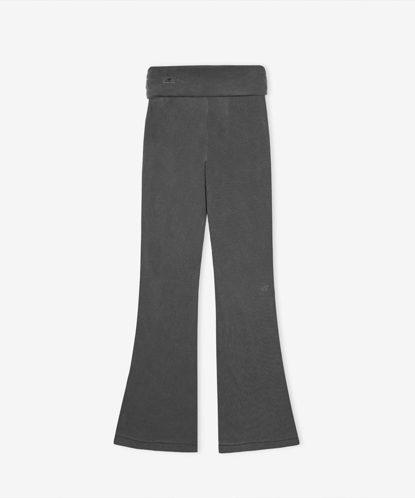 Nyuballanseu Nbmlg2W472 / Women Fitted Folded Flare Pants (Dyeing Charcoal)