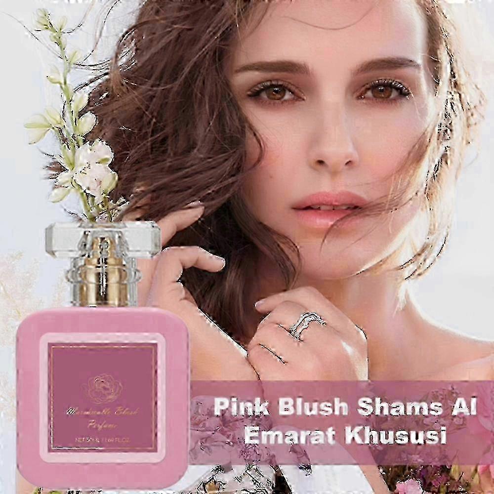 2025 Pink Blush Shams Al Emarat Khususi Perfume 50ml/1.7oz Marahmalle Blush Perfume