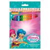 Colored Pencils - Shimmer and Shine - Box of 18 - Glitter Effect - For Children - Purple