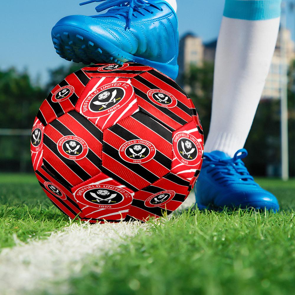 Global Football Club Sheff Size 5 Soccer Balls, Anti-Slip, Protective Football, Outdoor Sport, a Unique Gift Suitable for Him/her, Birthdays