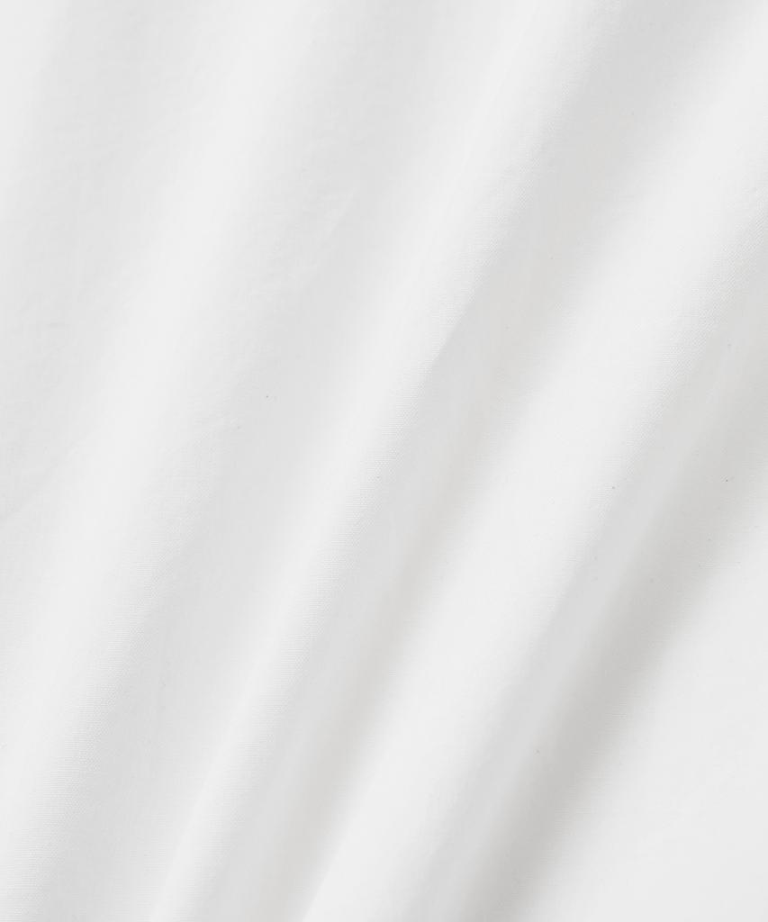 Lougeu Slim Crop Half Shirt_White