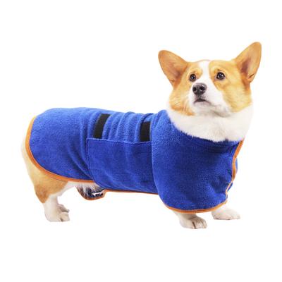 Absorbent Dog Bathrobe Microfiber Pet Clothes