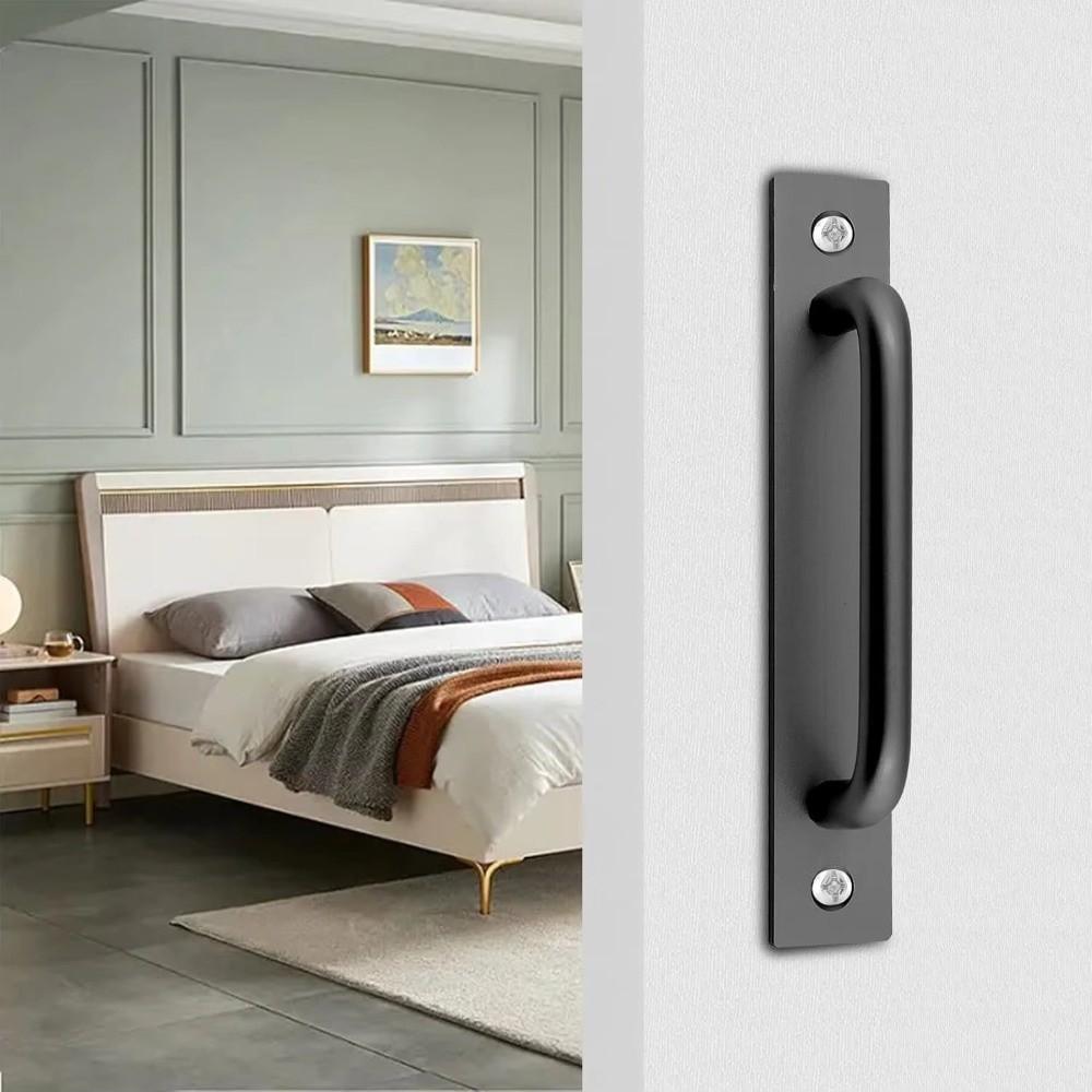 1/2Pcs Aluminium Alloy Sliding Barn Door Pulls Easy Installation Hardware Handle