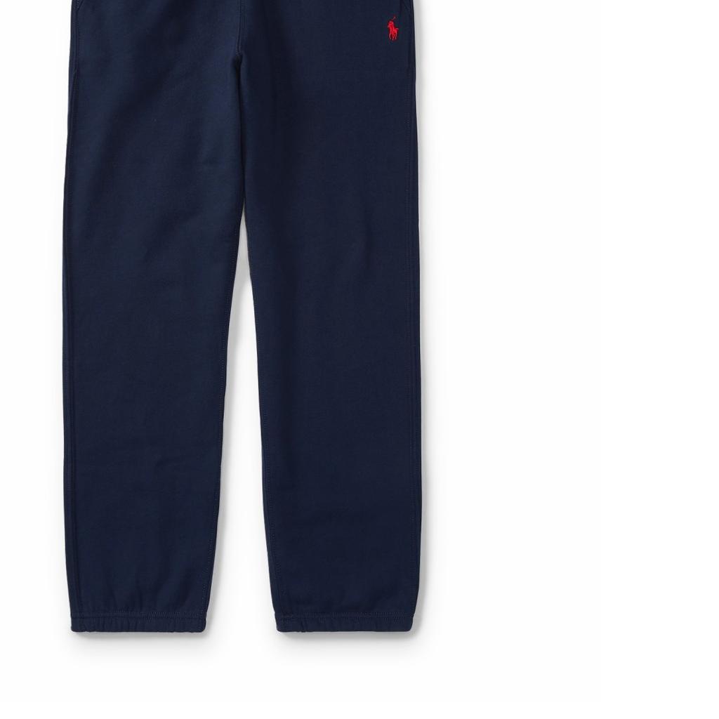Polo Ralph Lauren Knitted Sports Pants With Solid Logo Print And Drawstring Kids bottoms Navy-Blue CWPOPNTYBQ20022-400