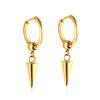Wedding Bridal Shiny AAA CZ Drop Earrings Geometric Star Heart Clearly Zirconia Dangle Pendients Surgical Steel Huggies Clips
