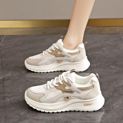 Sneakers Women's New Spring and Autumn Shock Absorption Running Lightweight Soft Sole Ultra-light Non-slip Dad Shoes