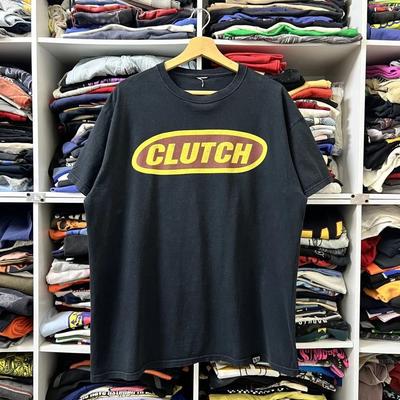 Clutch Rock Band Logo Ajándék Rajongónak Minden Méret S-től 5XL-ig Póló Uniszex Póló