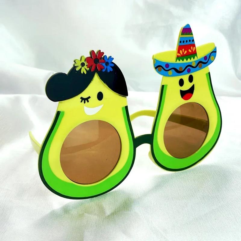 Party Glasses Birthday Pography Props Avocado Mexican Style Sunglasses Po Booth Carnival Event Wedding Decoration Supplies