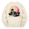KAN6312 Kmc0157 Khan Custom Style Fleece-Lined Sweatshirt - Cream