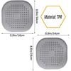 2 Pcs Silicone Drain Protection Kitchen Sink Filter with Suction Cup Bath Drain Cover Filter Kitchen and Bathroom Filter Filter