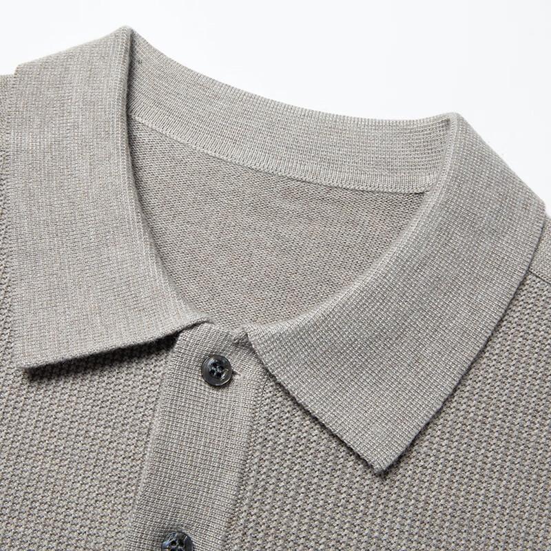 Yiliteng Men's Casual Knit Polo Sweater