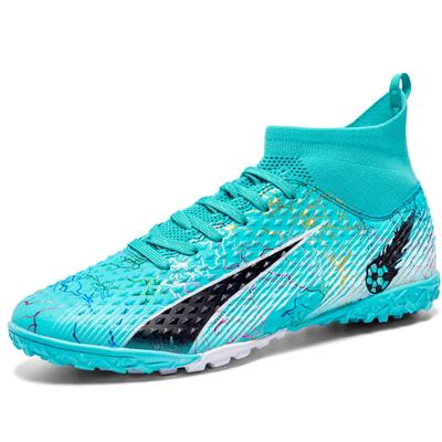 Chaussures de football pour hommes et femmes, chaussures de football courtes, chaussettes montantes, chaussures de sport pour enfants.