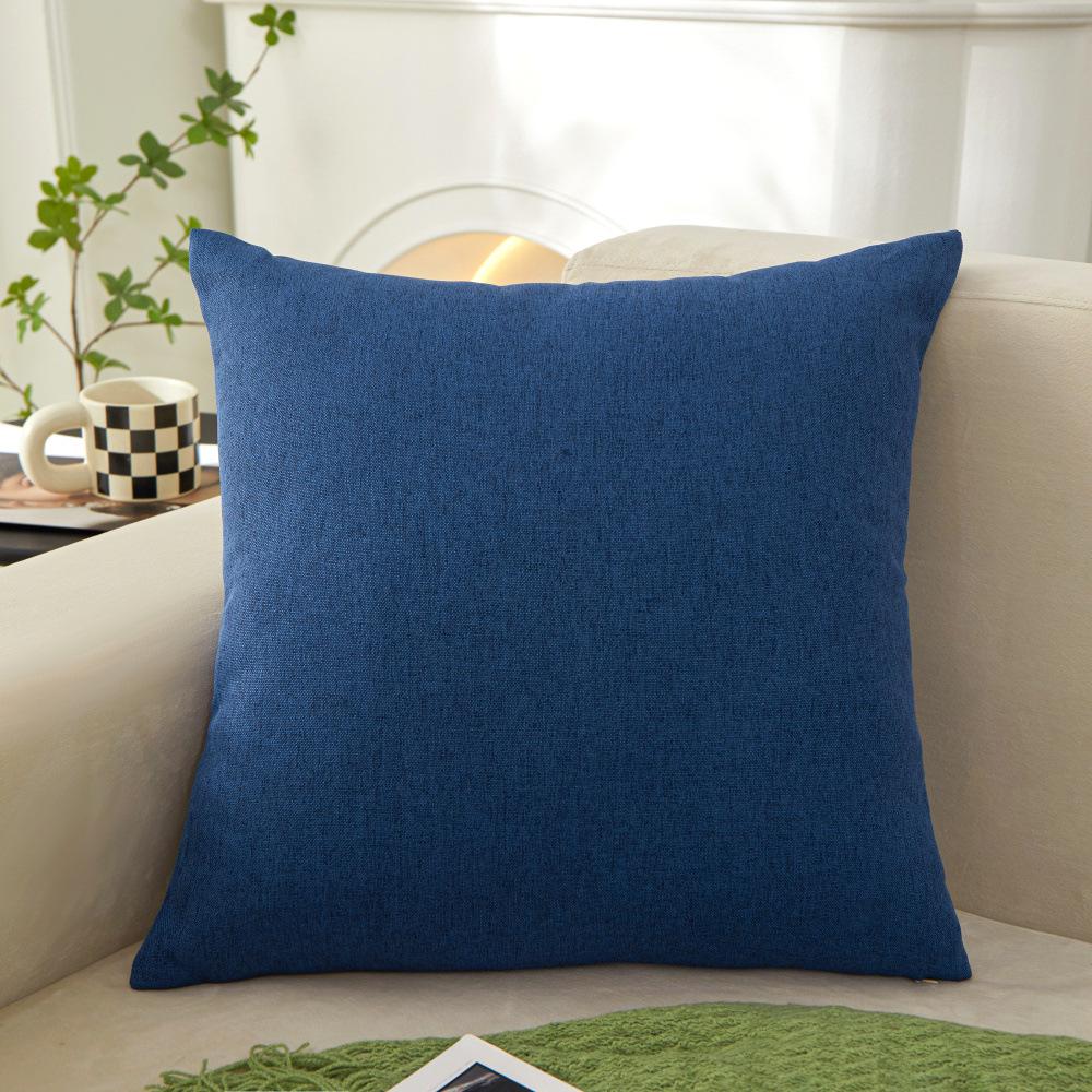 Polyester Disposable Waterproof Cloth Sofa Back Large Cushion Square Solid Color Pillow Case