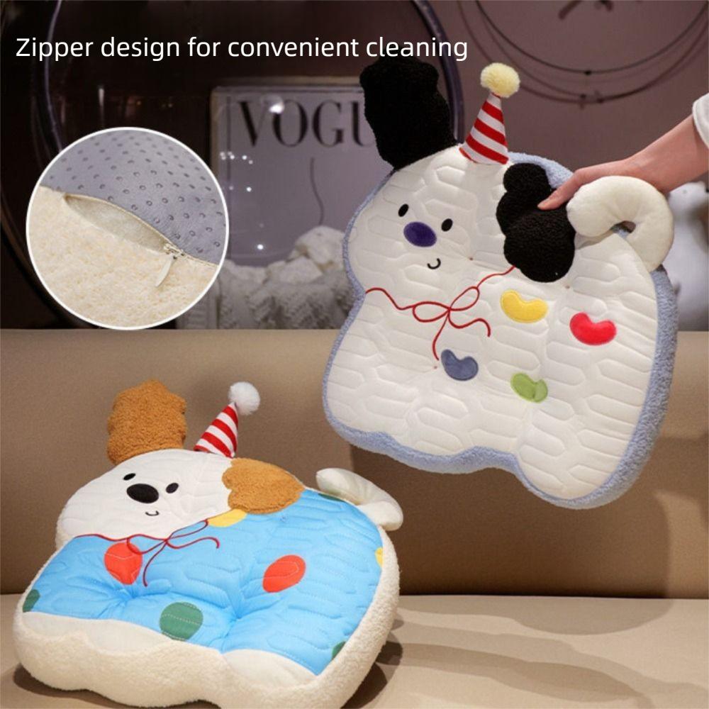 Non-slip Cooling  Seat Cushion Cartoon Back Support Pillow Cute Seat Pad  Sofa