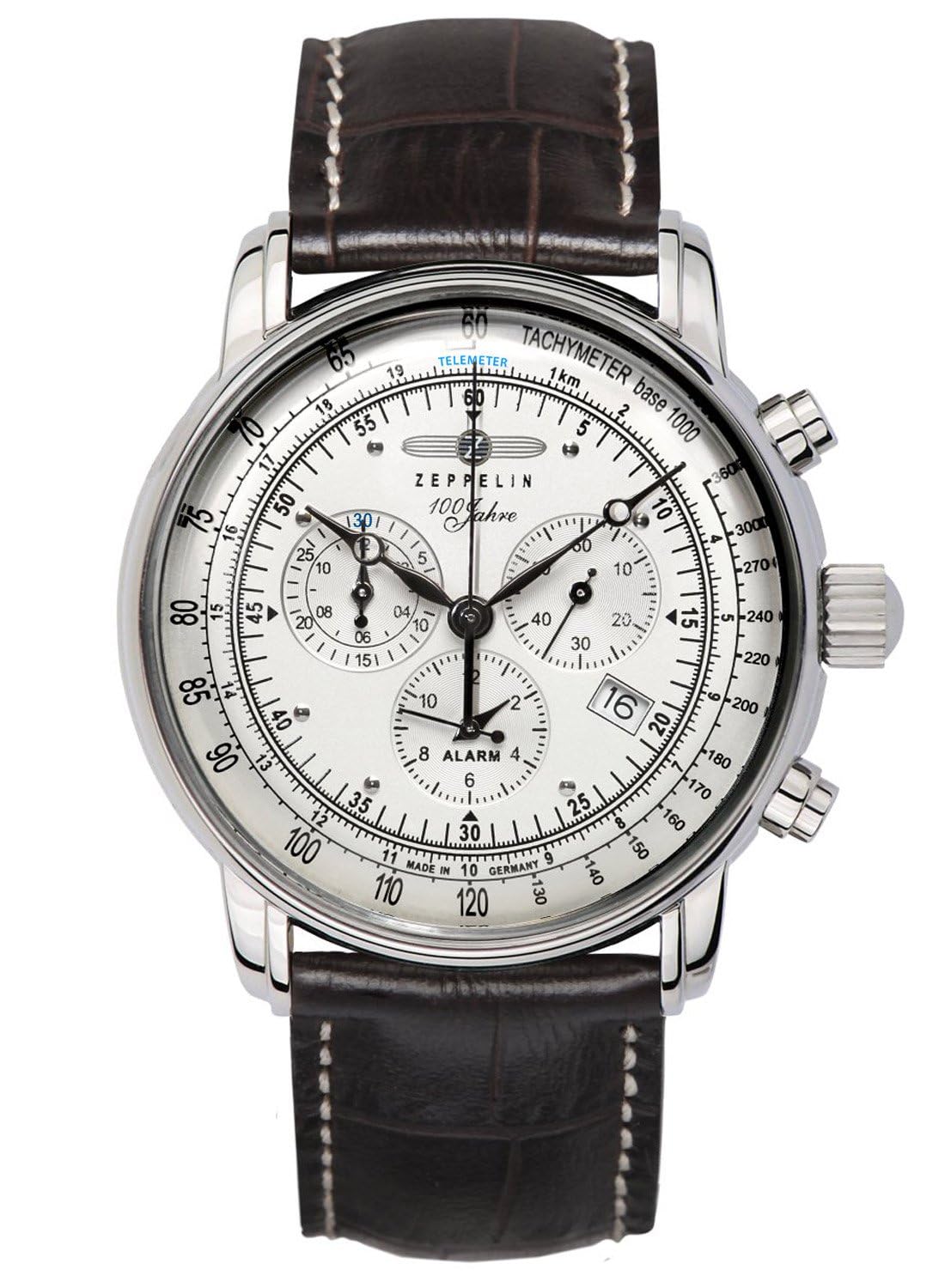 

Zeppelin 100th Anniversary Quartz Chrono Watch Men s 7680-1 [Item]