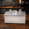 Auxiliary Water Tank Rectangular Expansion Reservoir Compact for Car Enthusiasts