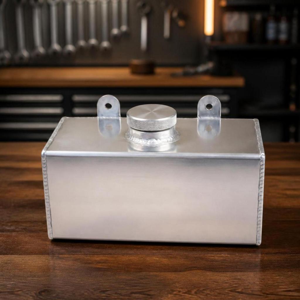 Auxiliary Water Tank Rectangular Expansion Reservoir Compact for Car Enthusiasts