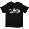 The Damned Unisex Adult EU Tour Summer 25 Logo Back Print T-Shirt