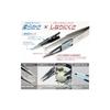 HOZAN ESD Soft Tip Tweezers, Anti-Static, 125mm Total Length, 10mm Opening Width, 1.5mm Tip Width, Straight Type, P-640-J