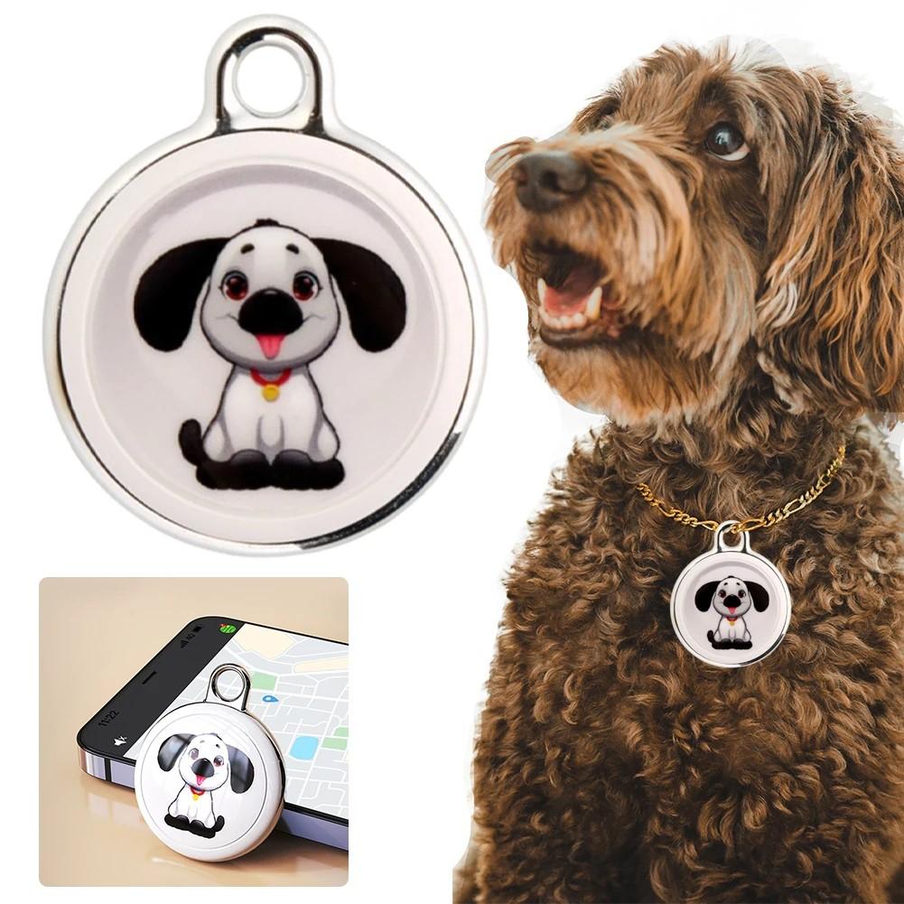 Pet Anti-Lost GPS Tracker Bluetooth-compatible Smart Locator GPS Tracking Device for Dogs Cats Kids Pets Keychain Wallet Luggage