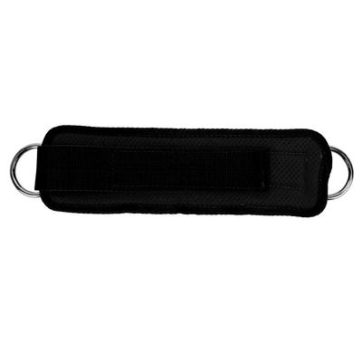 Fitness Ankle Straps for Cable Machine Double DRing Adjustable Neoprene Ankle Straps(Black )