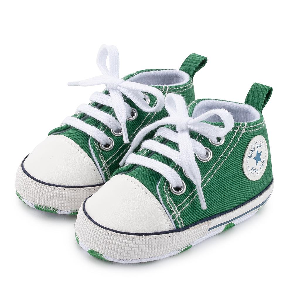 Hot-Selling Classic Canvas Baby Shoes: Soft Sole Toddler Walking Shoes