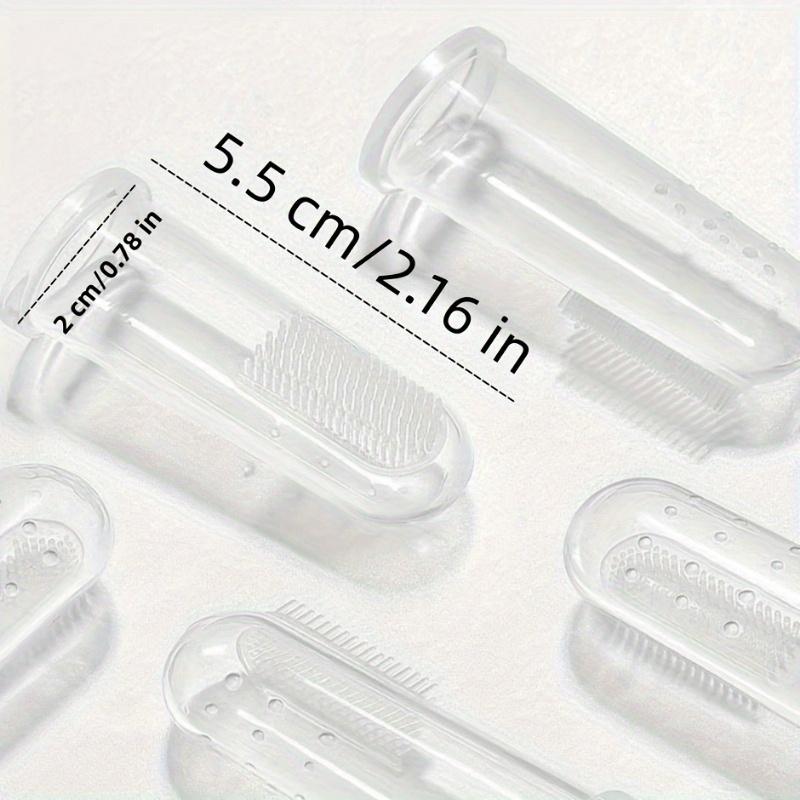 5pcs Pet Finger Toothbrushes Effective In Cleaning Teeth Perfect For Dogs And Cats