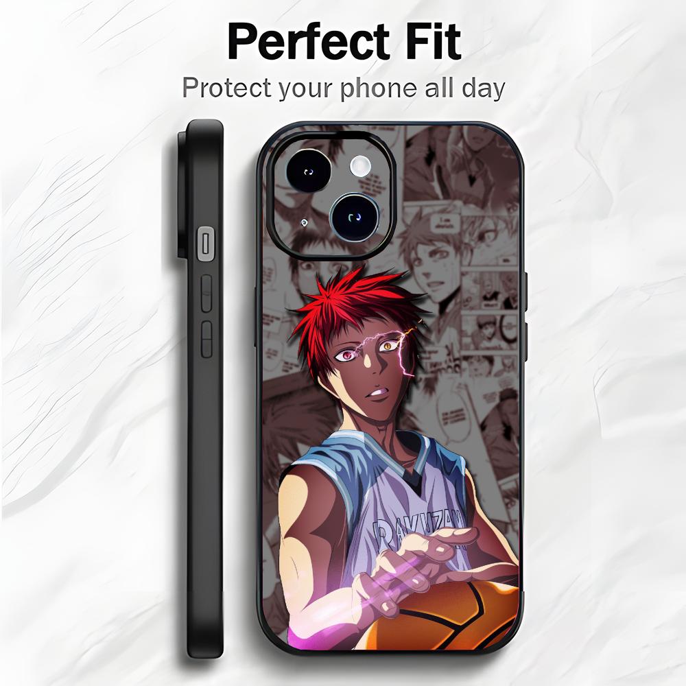 Sports Anime K-Kuroko's Basketball Phone Case Phone Case Soft Packaging Lightweight For iPhone17 16 15 14 13ProMax