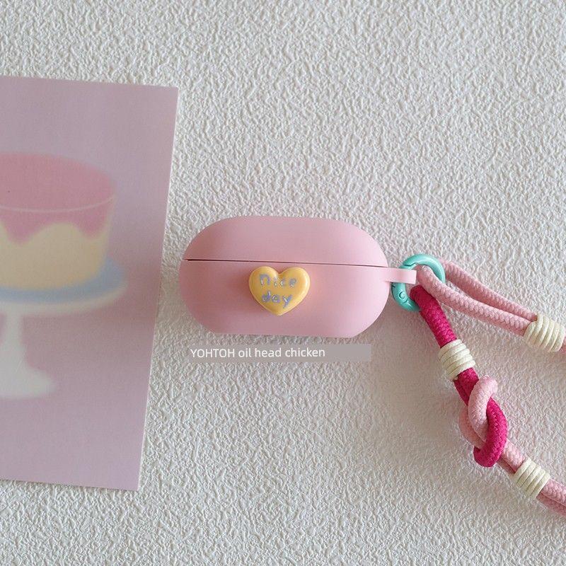 

Earphone Sleeves Beats Studio Buds + True Wireless Bluetooth Earbuds Case New Arrival Solo Silicone One-Piece Lanyard Beats Anti-Lost and Anti-Fall Beats Solo Buds