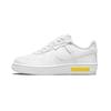 Air Force 1 Fontanka Low Top Skateboard Shoes White Yellow Children Aged 3 7 Years Old DO6146-100