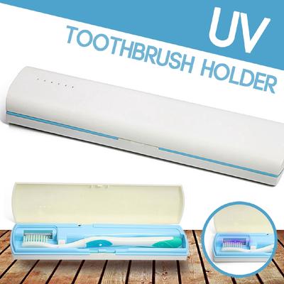 Rechargeable Portable Antibacteria UV Light Ultraviolet Toothbrush Automatic Toothpaste Dispenser Sterilizer Toothbrush Cleaner