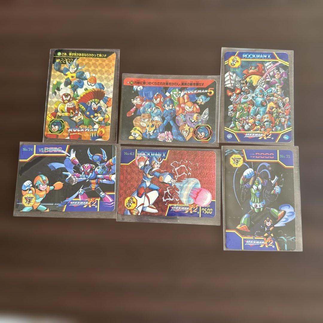 Rockman Carddass 6 pieces set
