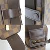 Used LOUIS VUITTON Shoulder Bag Olaf PM N41442 Damier Ebene Brown Everyday use