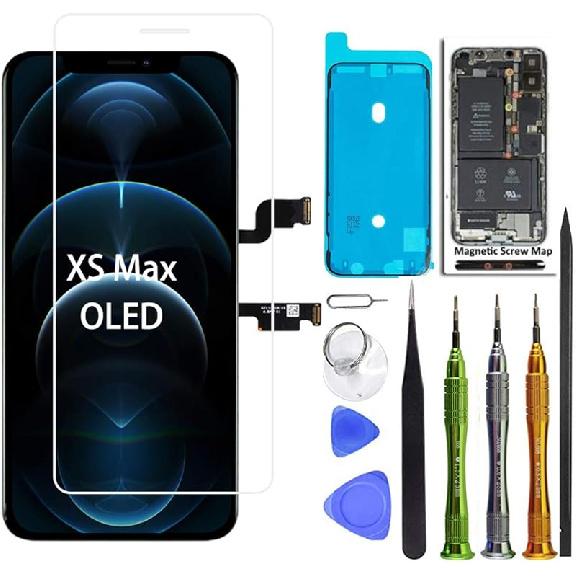 for iPhone XR Screen Replacement 6.1 inch,LCD Display Touch Screen Digitizer Assembly with Repair Tools, Compatible with Model A1984, A2105, A2106,